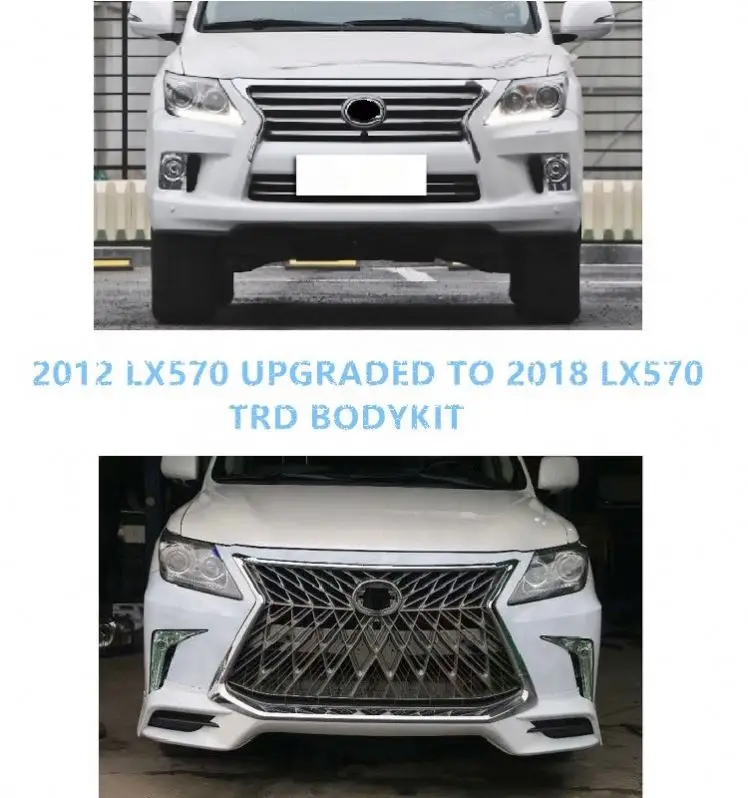 Body kit Upgrade from 2012 to 2018  front bumper high quality body kit, new facelift   for Lexus LX570