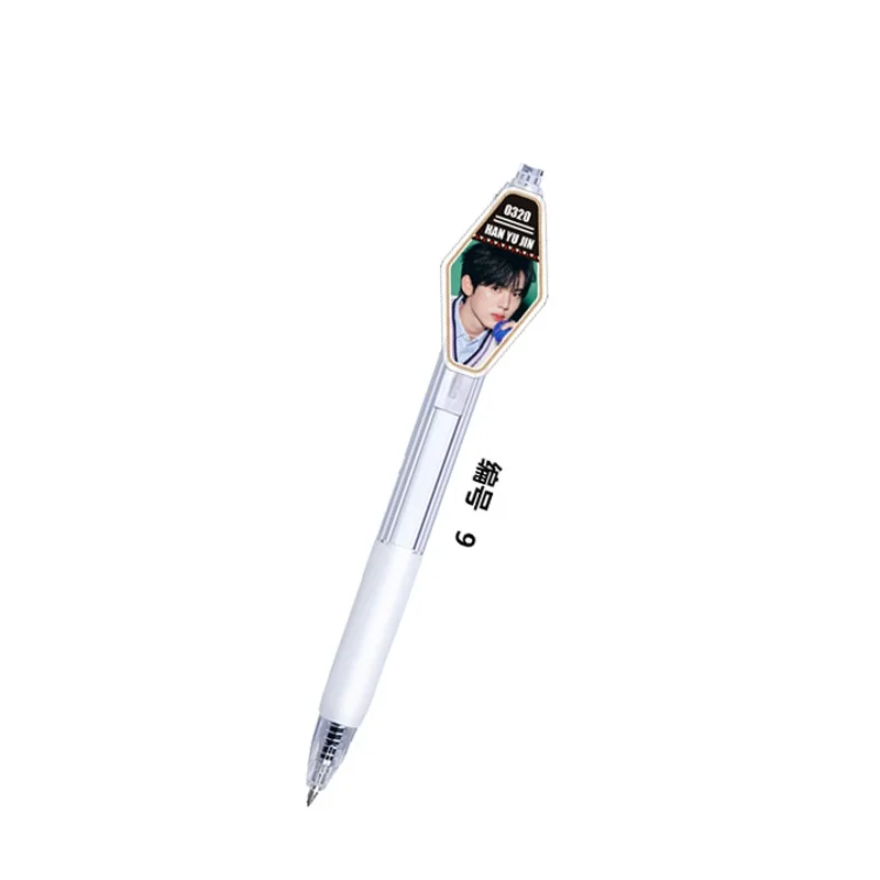 Zhang Hao Seong Hanbin Shi Youxuan Piao Qianyu Popular Korean Idol Boy Group Peripheral Cute Ballpoint Pen Fan Support Products