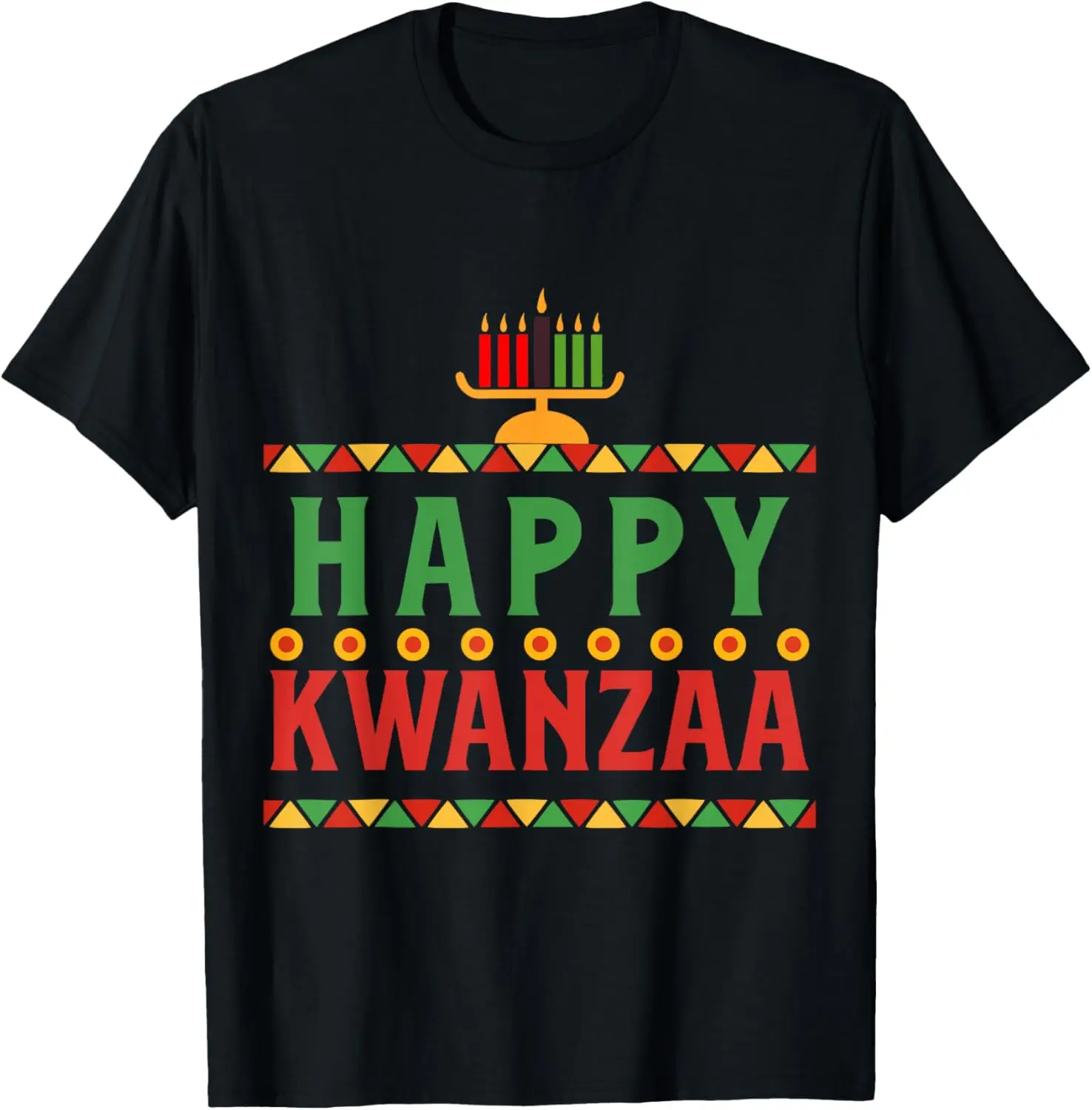 Merry happy kwanzaa christmas African American holiday T-Shirt