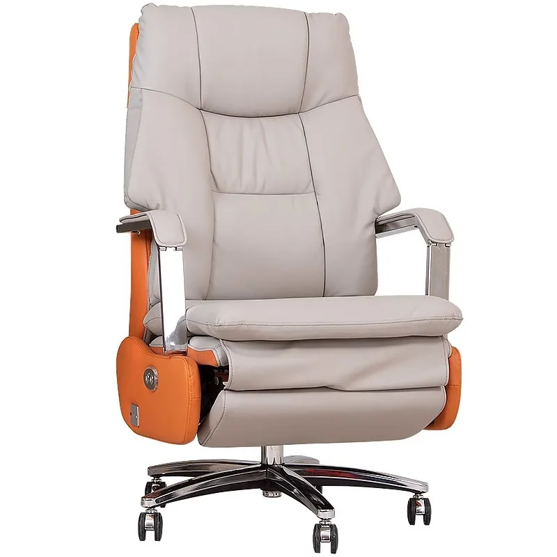 

Electric boss chair comfortable reclining leather home computer chair sedentary massage class