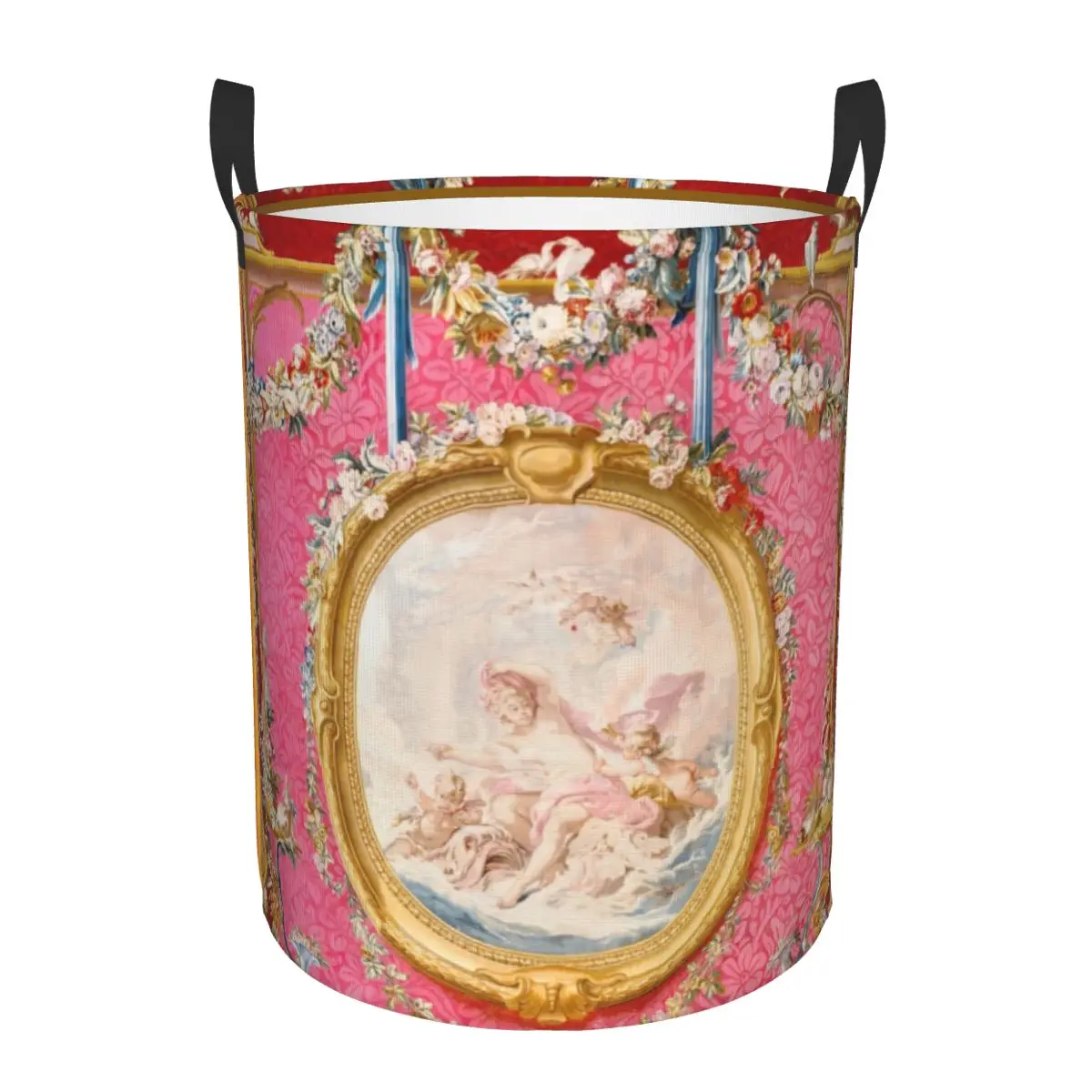 Rococo Renaissance Venuss Emerging Laundry Basket Foldable Large Clothes Storage Bin Boucher Art Baby Hamper