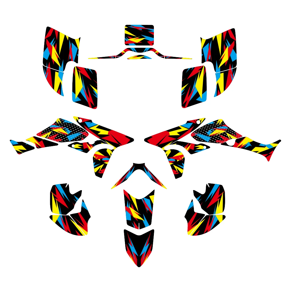 ATV Graphic Decal Sticker Kit for TRX450R FourTrax 2003-2018 Quad Bike Body Decoration Waterproof Scratch Resistant - view 4
