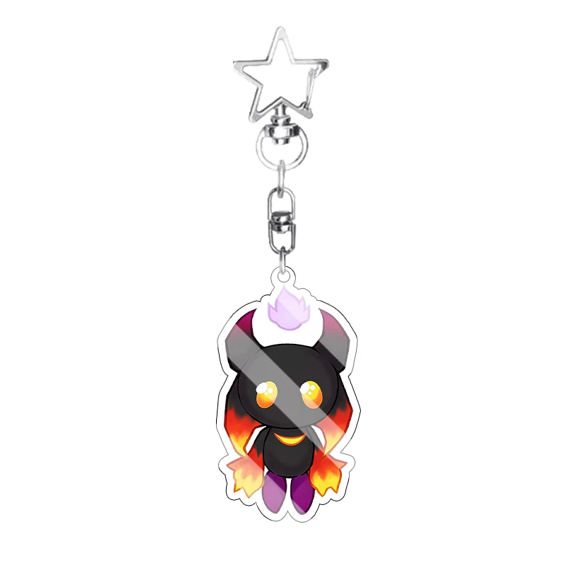 Kawaii Cartoon 5cm Angel Devil Double-sided Print Acrylic Keychain Bag Pendant Cute Accessory Backpack Charm Birthday Gifts Toys view 6