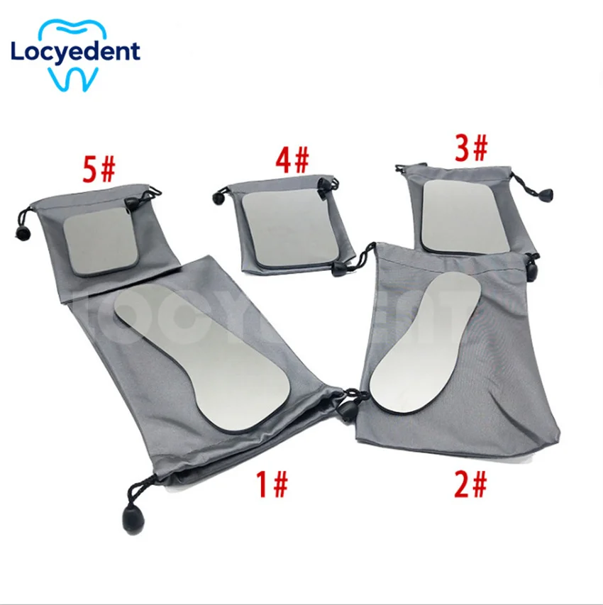 

1 Set Dental Intraoral Photographic Glass Mirror Double-Side Reflector Rhodium Occlusal Dental Tools