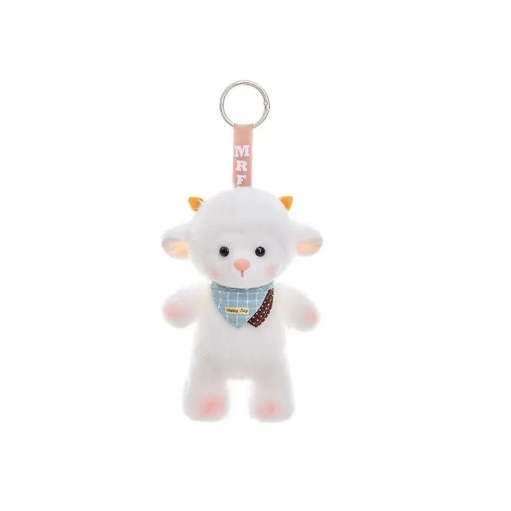 Keychain Pendant Super Soft Animal Pendant PP Cotton Panda Backpack Pendant Bear Furry Stuffed Keyring Car Hanging