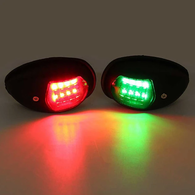 12v Waterproof Marine Signal Lamp Port And Starboard Boat Accessory Led Navigation Light Stern Light For Yacht