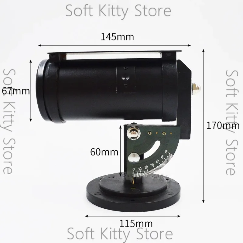Sunshine Recorder Instrument – Dark Tube Type for Meteorological Observation, Geography Teaching Equipment, Lab Demo Tool