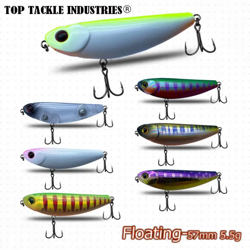 Micro Luya Fish Bait Float Pencil 57mm 5.5g Crossmouth Perch Biometric Mandarin Fish Bait Biomimetic Bait Hard Bait