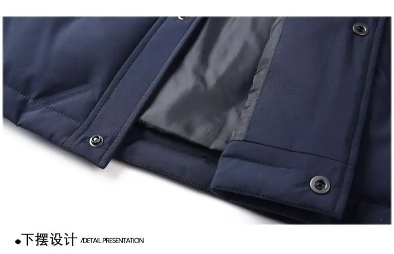 Men's 50% White Duck Down down coat 2026 winter turndown collar warm Down Jackets men fashion light and thin Jacket M-4XL