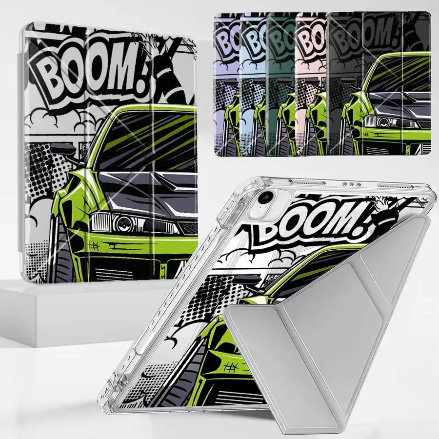 

Y-Fold Holder Cover Tablet Case For iPad Pro 11th 10th 9th 8th 7th 12.9inch Air 4 5 M3 M2 1 2 M4 11inch Pro 2025 Mini 6 7