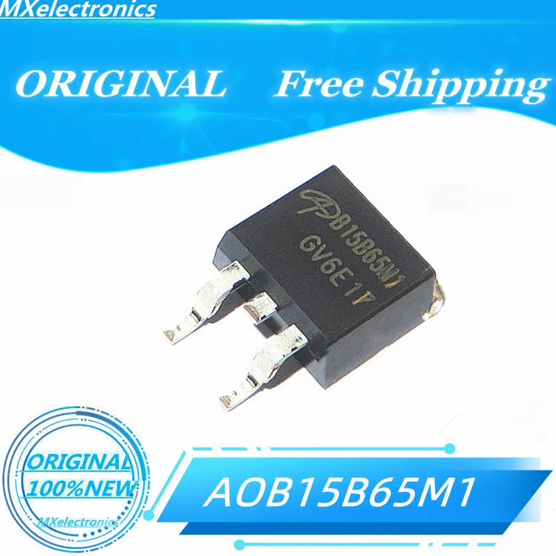 10PCS~50PCS/LOT100%NEW AOB15B65M1 TO-263 B15B65M1 ORIGINAL IGBT 650V 30A
