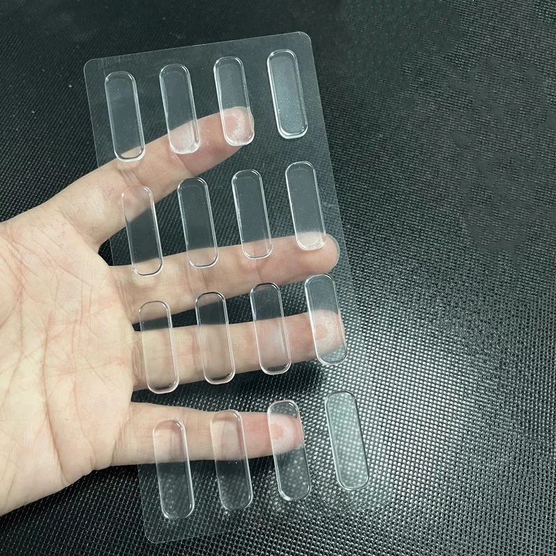 1 Sheet Silent Self-Adhesive Transparent Silicone Furniture Protection anules Anti-Colion Cuioning Soft Rubber Table Leg Pads