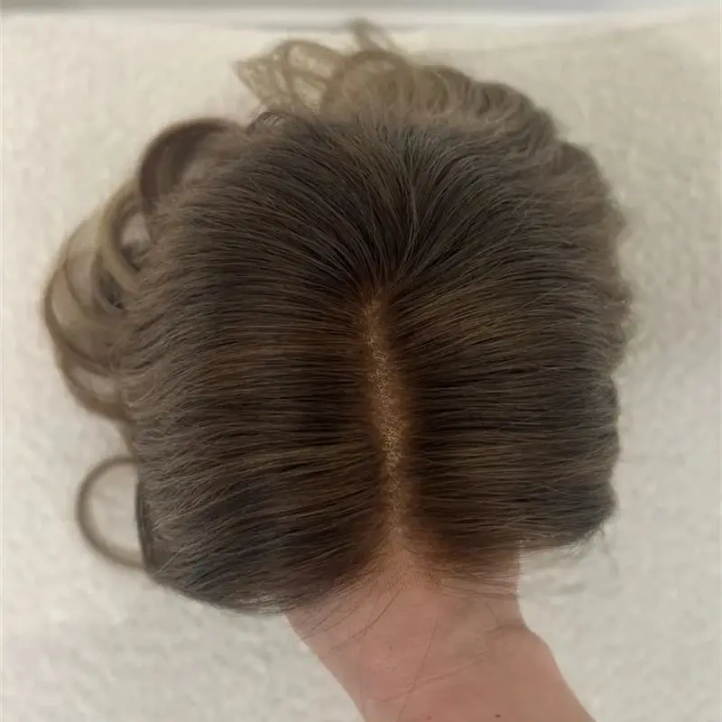 13x4 Ombre Brown Blonde Balayage Synthetic HD Lace Front Wig Short Wave Bob Natural Preplucked Hairline with Baby Hair for Women