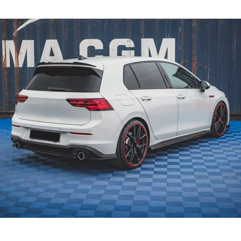 Suitable for Golf 8GTI rear spoiler modified rear package angle Golf 8/8.5 GTI Rear Spliter Body kit spoiler diffuser 20-26