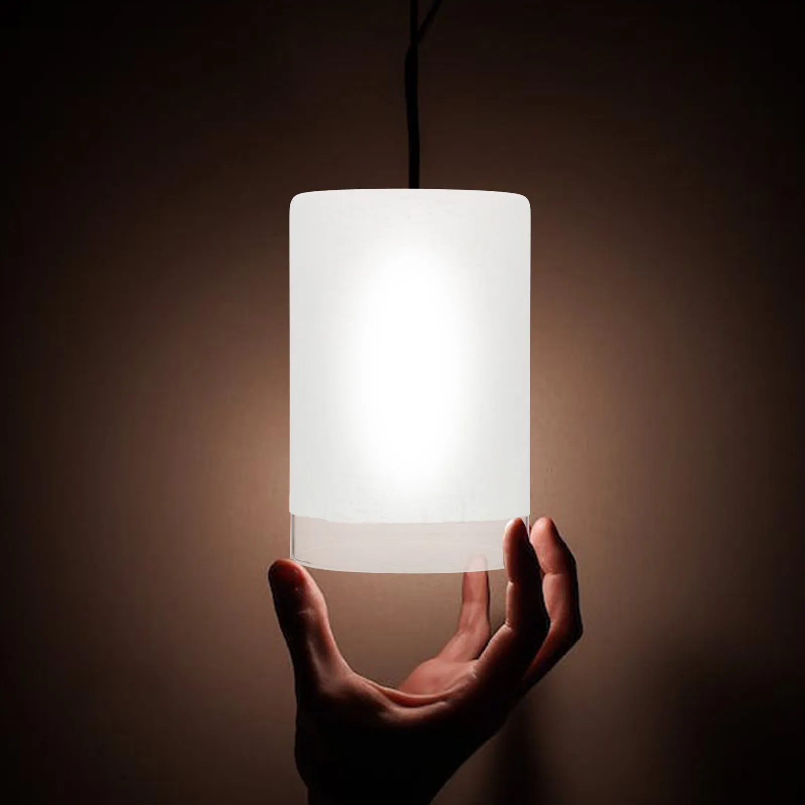 ガラスランプシェードつや消しシリンダーランプシェードヴィンテージ装飾ホームランプカバー交換用ペンダントテーブル天井照明用