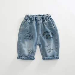 IENENS Kids Boys Beach Shorts Jeans Children Clothes Pants Denim Clothing Bermuda Infant Toddler Baby Boy Casual Trousers
