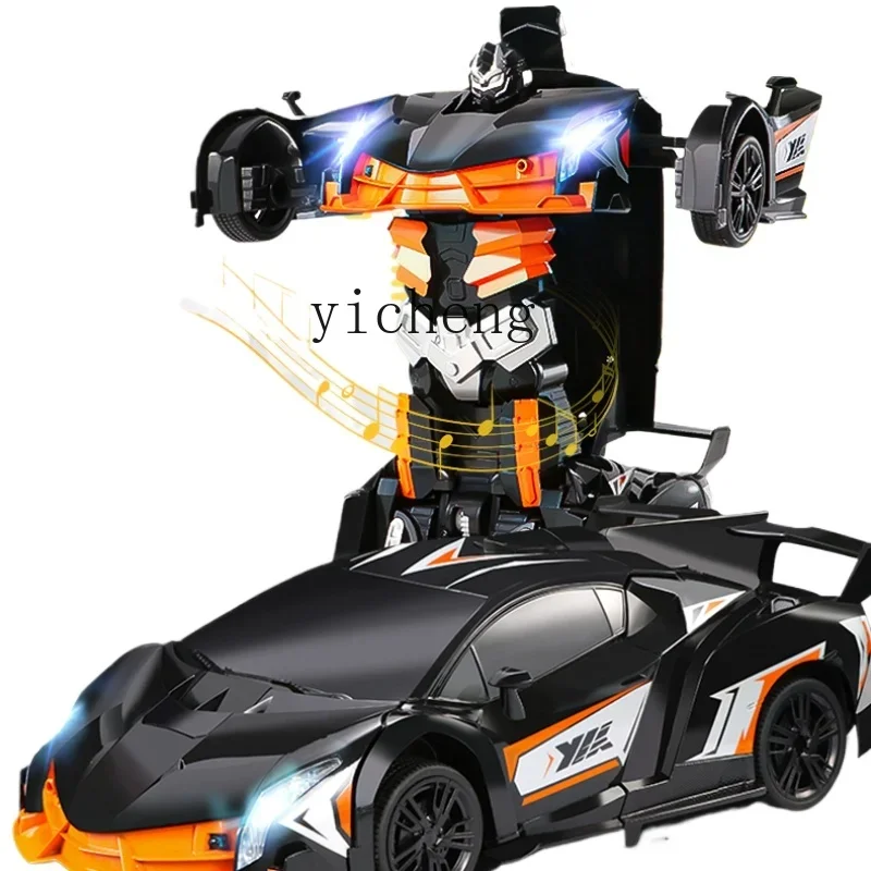 

ZZ Gesture Induction Deformation Remote-Control Automobile Children's Electric Toys Diamond Robot Racing Car