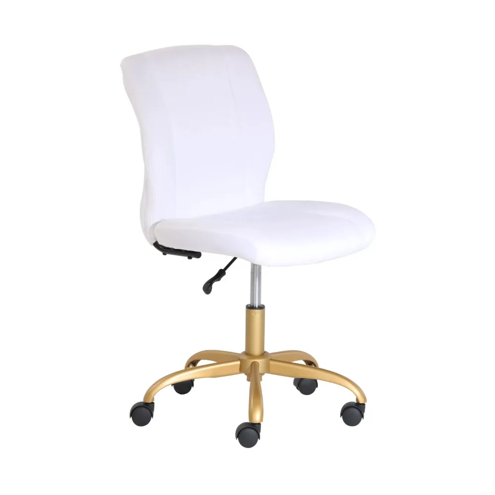 

White Office Chairs Plush Velvet Office Chair Free Shipping Computer Lightweight Relax Swivel Furniture desk chair