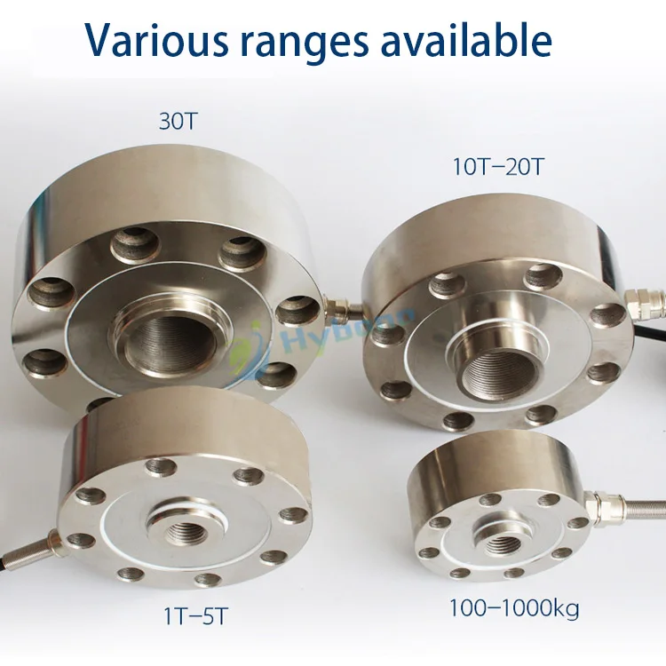 Round Load Cell Spoke Type Weight Load Sensor 30kg To 1000kg Range Premium Pressure Sensor