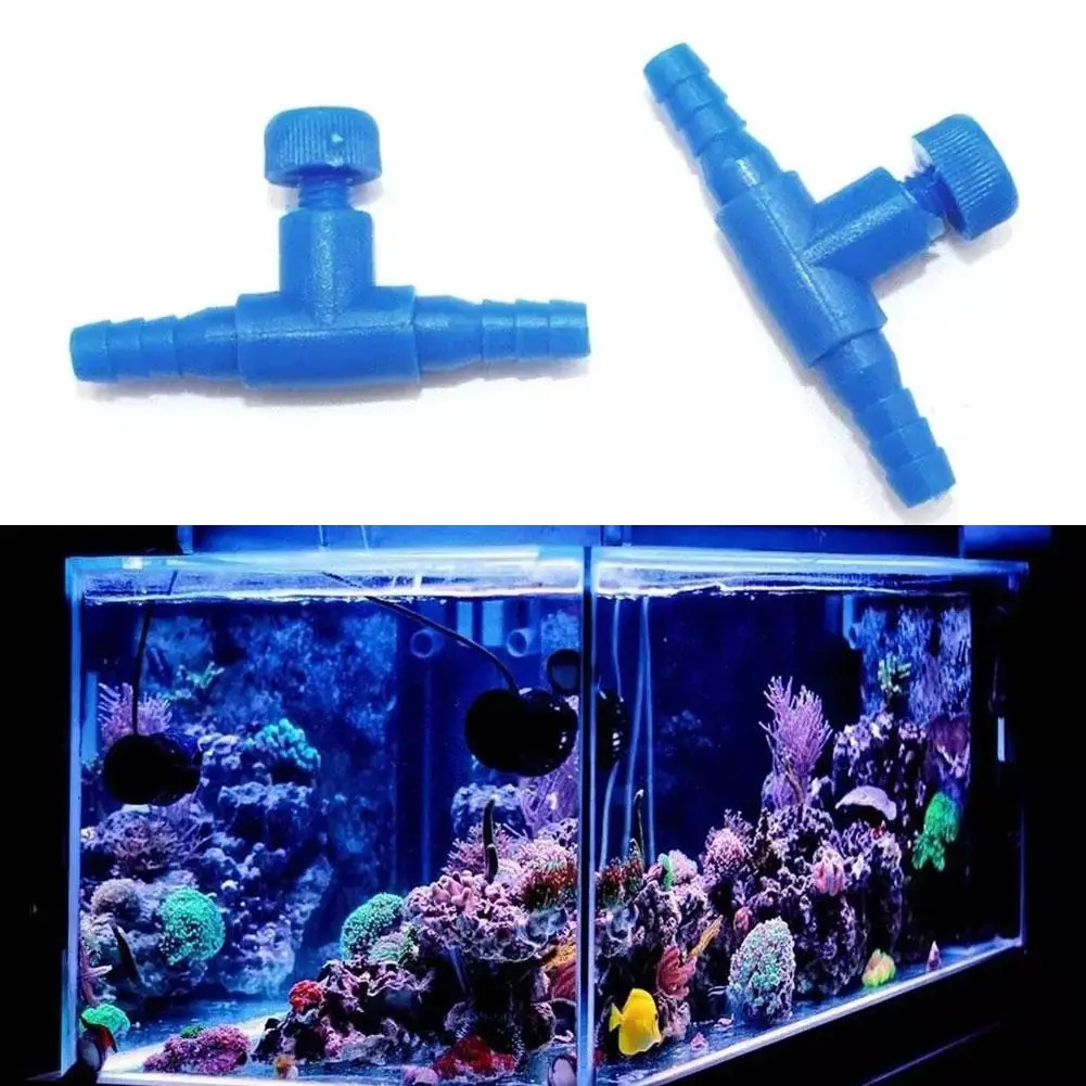 5 stücke Tank Volumen regelventil Aquarium Luft regler Rohr Rohr Teiler Ventil einstellbare Luftpumpe