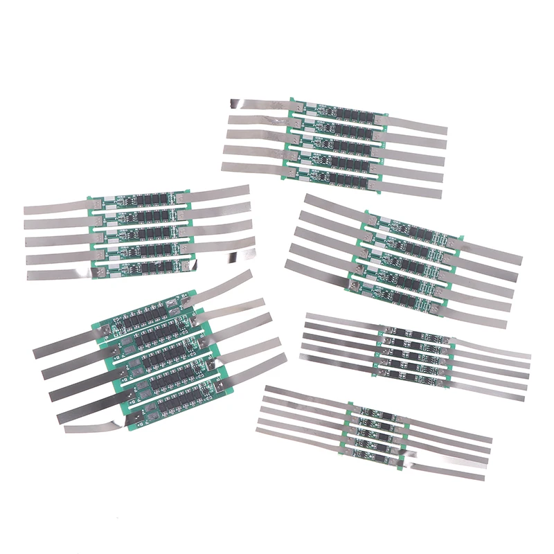 5Pcs For 1S 3.2V Li-Ion Lithium Battery 2A 3A 4.5A 6A 7.5A 9A BMS PCM Lithium Battery Protection Board With Nickel Strip Welding