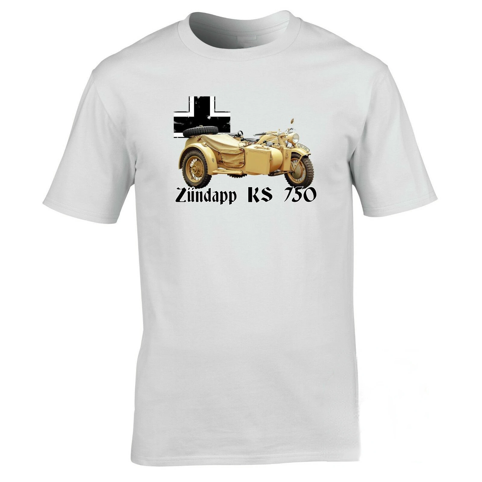 Zundapp K750 WW2 German military motorcycle T-shirt World Tanks World War 2