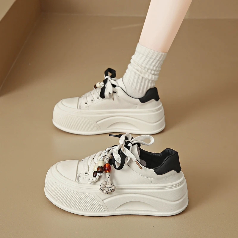 

CRLAYDK женские классические белые кроссовки повседневные модные низкие туфли для скейтбординга из искусственной кожи женские прогулочные туфли на платформе противоскользящие теннисные туфли