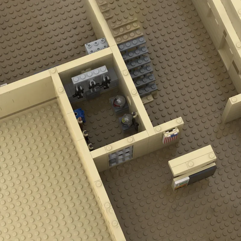 Pianeta Film Moc Building Block Modello di scena Tatooine Modulo di costruzione a doppio strato Blocchi di costruzione Regalo per bambini Giocattolo Set fai da te