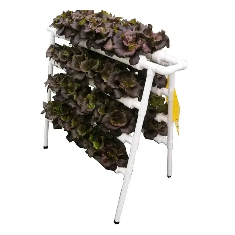 Sistema idroponico per tubi in PVC per interni Sistema idroponico completo per l'agricoltura