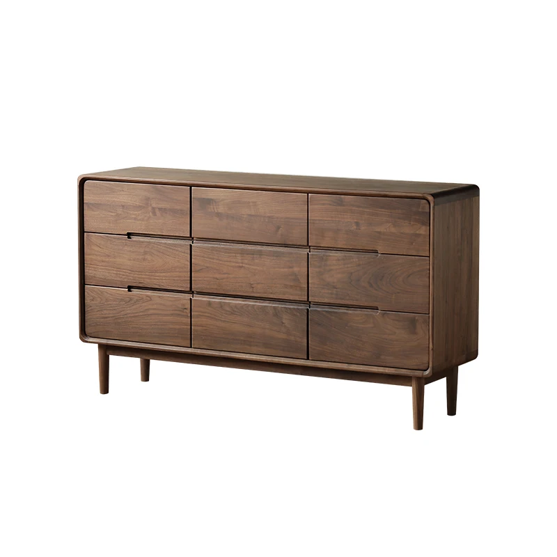 Nine-Drawer Cabinet Bedroom Storage Cabinet Sideboard Cabinet Five-Bucket Cabinet