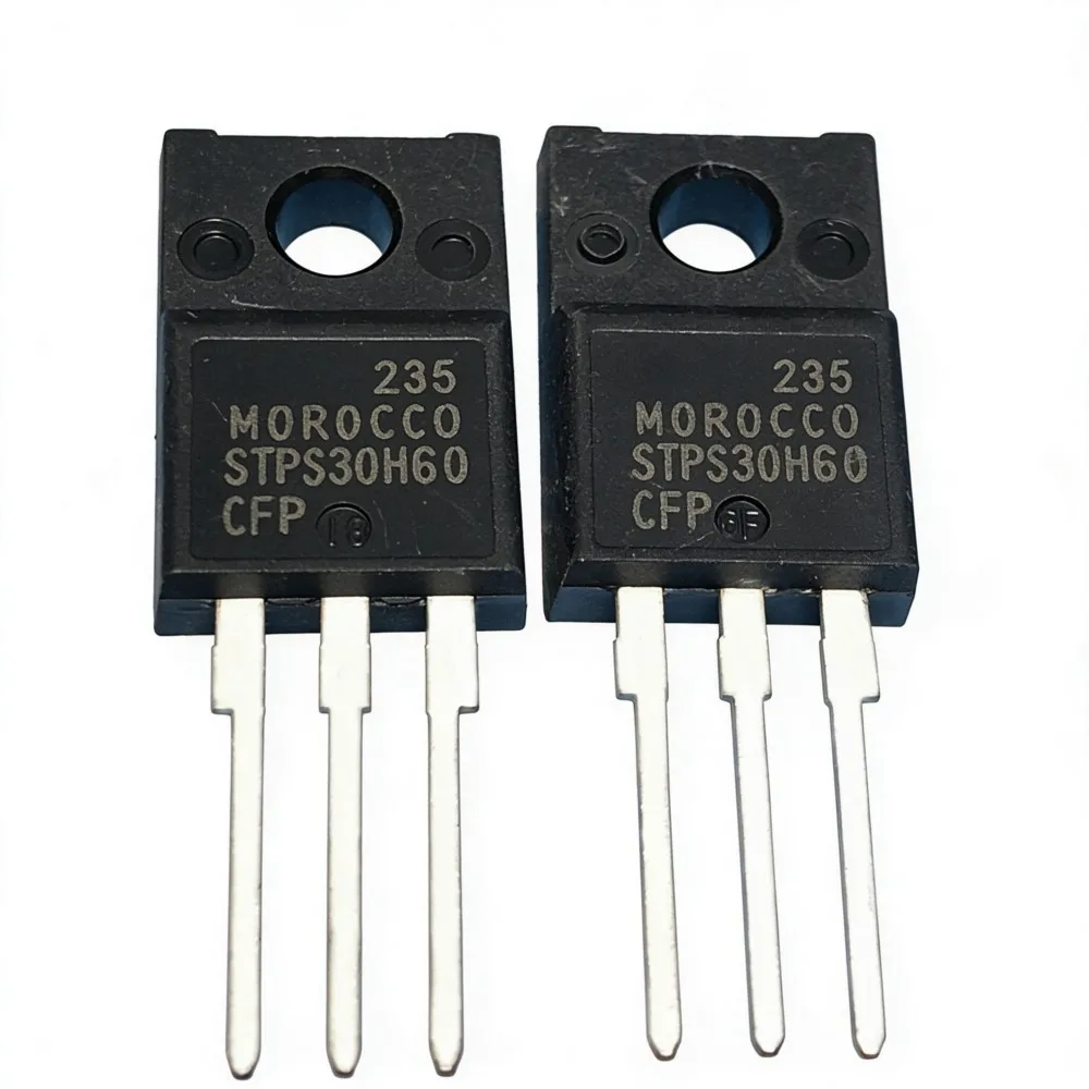5PCS STPS30H60CFP 30A 60V P4NK60Z STP4NK60Z 600V 4A FQP13N50 12.5A 500V FFPF15U20DN F15U20DN STTA506B 5A 600V BTA16-600B