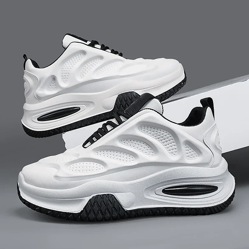 

Весна и осень 2022, новая модная мужская обувь, корейская версия спортивной повседневной обуви, нескользящая обувь на толстой подошве, увеличивающая рост