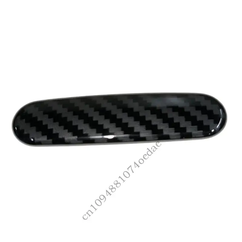 Carbon Gear Lever Side Trim Cover ABS Cabin Detail for F55 F56 F57 Console Side Area with Adhesive Backing, 1 Piece