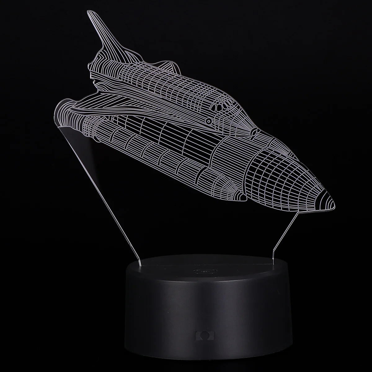 

3D Rocket Table Lamp LED Night Light Colorful Touch Acrylic Bedside Light Valentine Wedding Party Decoration Gift