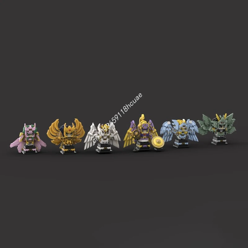 

5133pcs MOC Saint Seiya Bronze Godes Cloths Bundle Brickheadz Building Blocks Christmas Gift Exclusive Collector Showcase