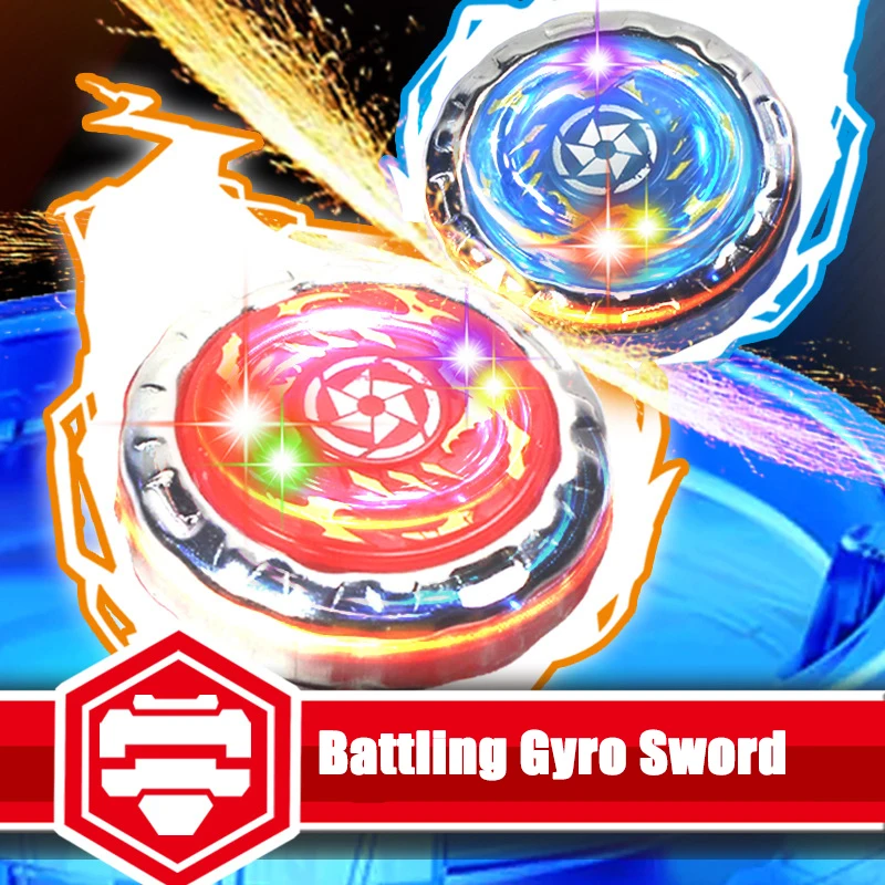 New sword-shaped Gyroscope toy Sword Launcher Spinning Top multiplayer interactive game Battle Gyro Boy Toy