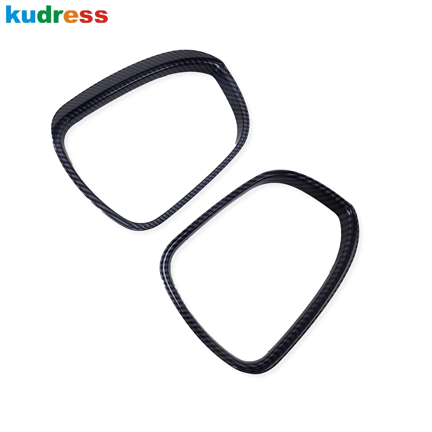 For Mitsubishi Outlander 2022 2023 2024 2025 Carbon Side Door Rearview Mirror Eyebrow Sun Visor Rain Cover Trim Car Accessories view 3