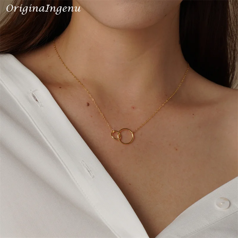 14K Gold Filled Infinity Necklace Personalized Dainty Choker Minimalism Tarnish Resistant Jewelry Boho Necklace for Women