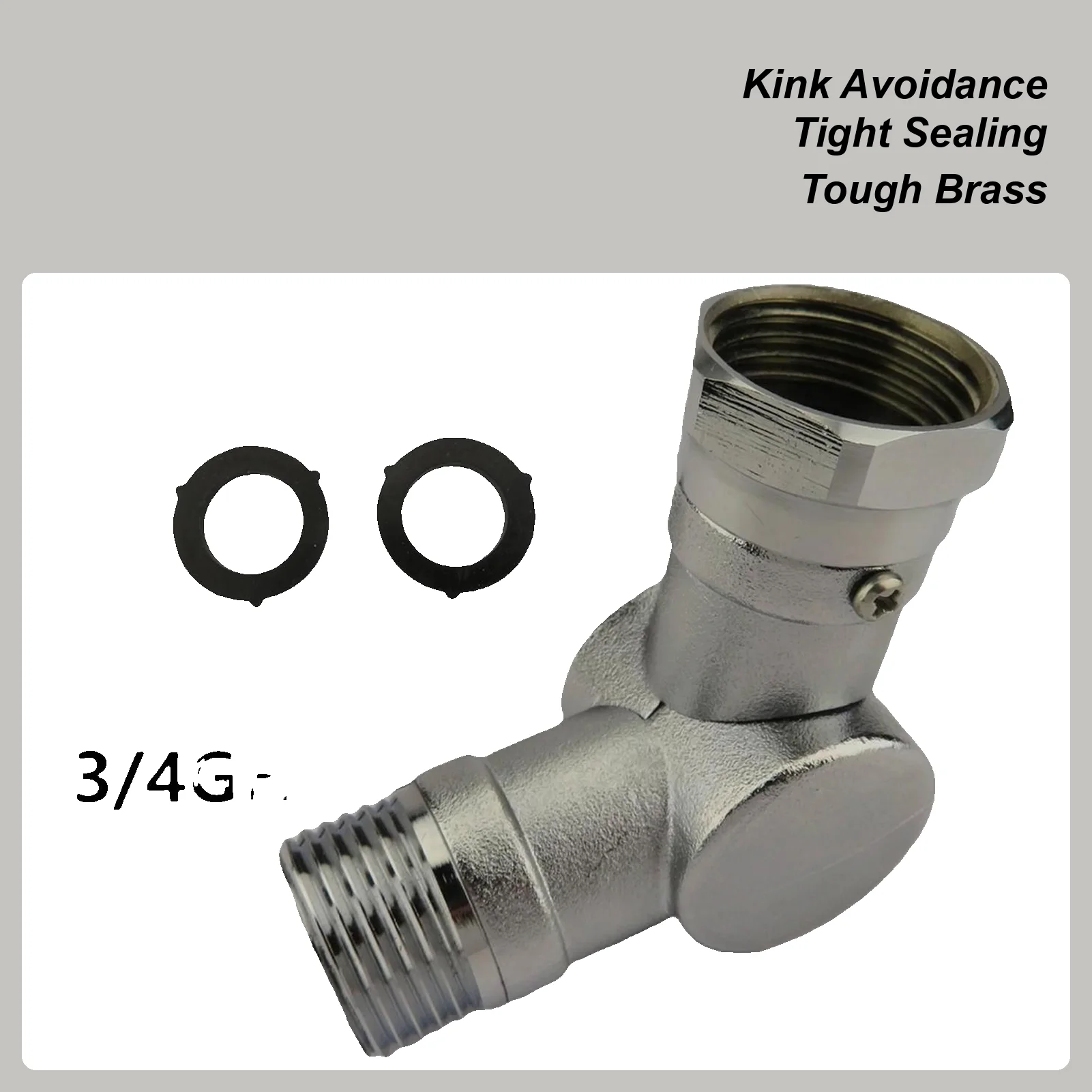 

Поворотный соединитель для садового шланга, металлический поворотный соединитель на 180 и 360 градусов, регулируемые фитинги для крана для орошения сада, подъездной дороги