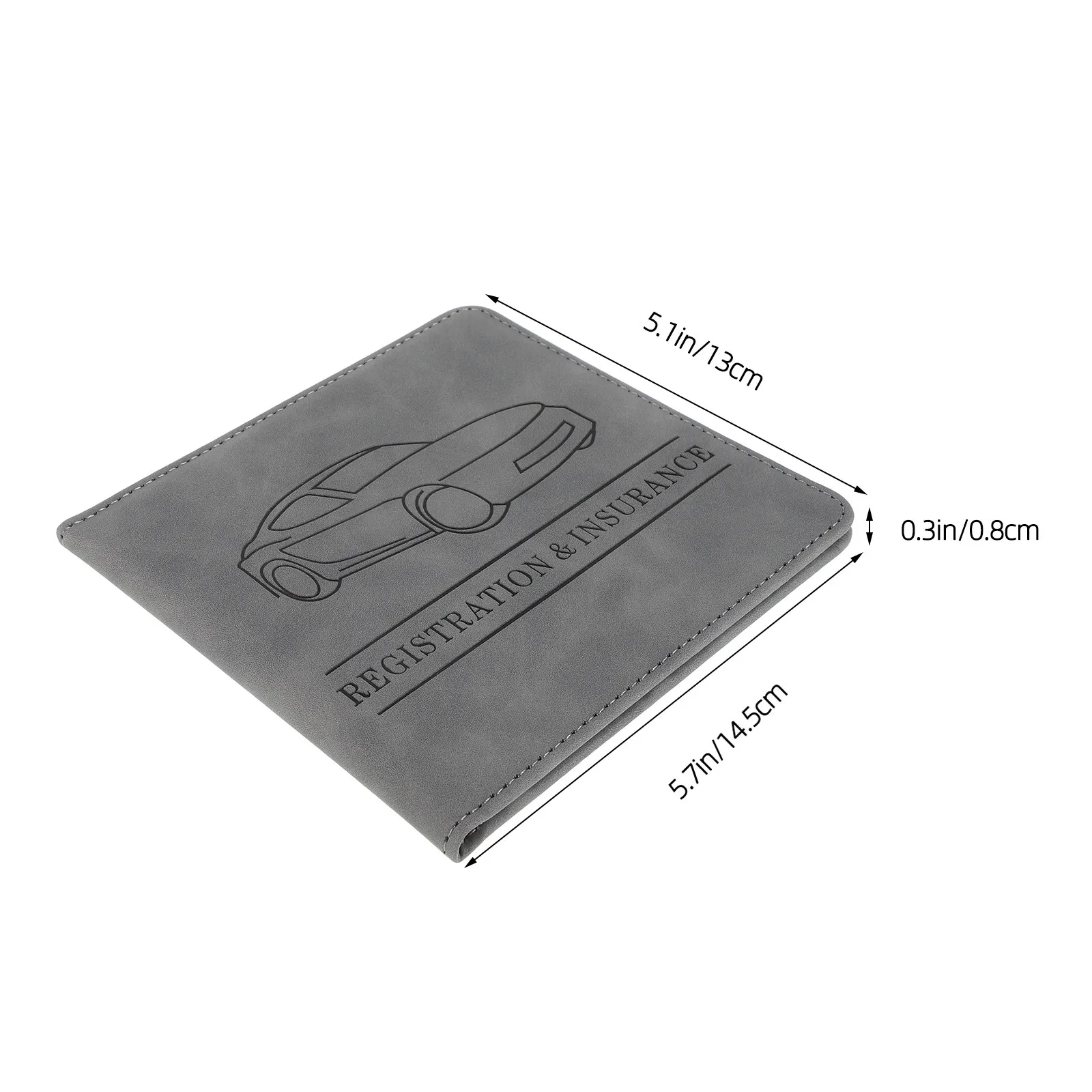 PU Driver License Holder Wallet Id Credit Card Organizer for Men Women Car Registration Insurance Document Storage Case