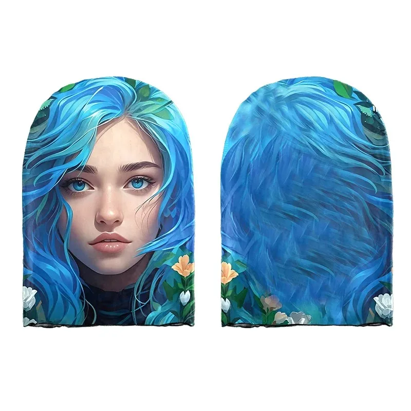 6pcs máscara facial completa impressa em 3D realista |   Capacete elástico de malha elástica para festa de carnaval |   Balaclava unissex adulto novidade