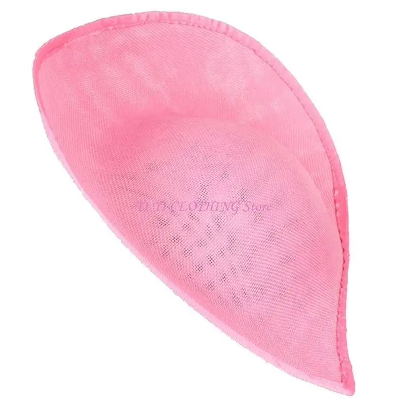 

N5KF Каплевидное основание шляпы Sinamay с блюдцем Основание Fascinator Основание Millinery Основание шляпы Sinamay