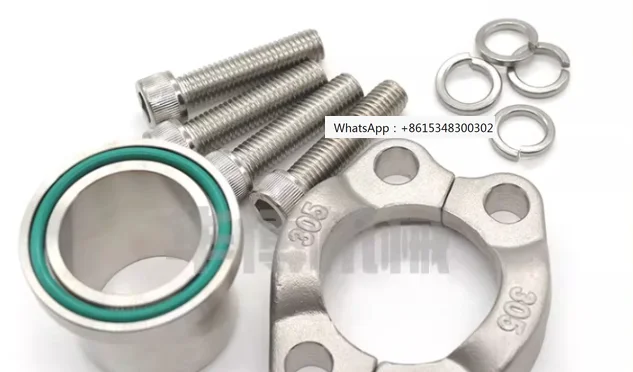 SAE split flange welded pipe assembly JB/ZQ4187-97 welded high pressure A type folio stainless steel