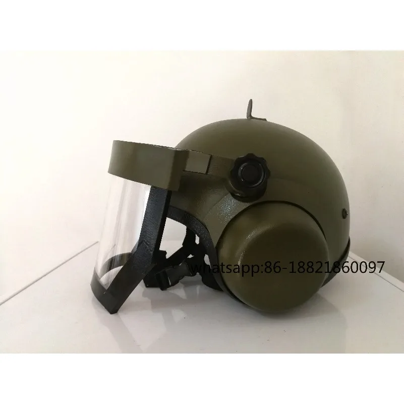

Outdoor tactical high cut helmet body helmet 8mm organic glass face mask helmet