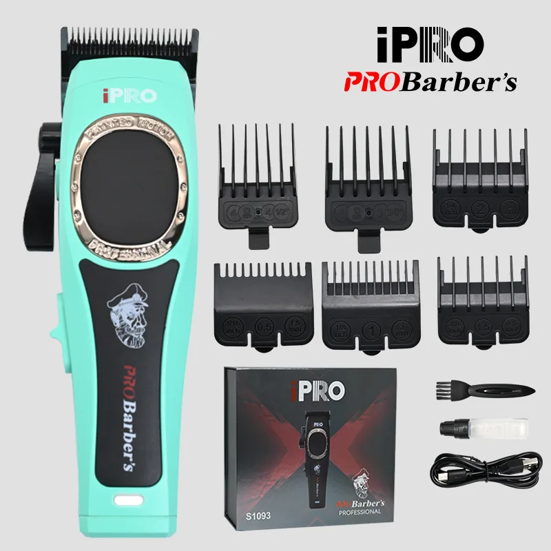 Новая машинка для стрижки волос IPRO с масляной электрической машинкой для стрижки с градиентом и электрической машинкой для стрижки волос с DLC-покрытием. Новая машинка для стрижки волос IPRO с масляной электрической машинкой для стрижки с градиентом и электрической машинкой для стрижки волос с DLC-покрытием.