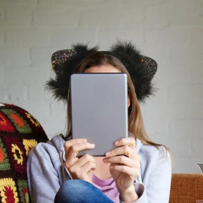 Capi gravi Casetti per capelli per capelli per capelli per gatti per Halloween feste in costume