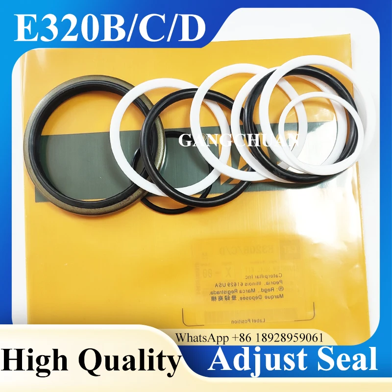 

E320D Adjust Seal kit for Caterpillar E320B/C/D Excavator Cylinder Seal Kit