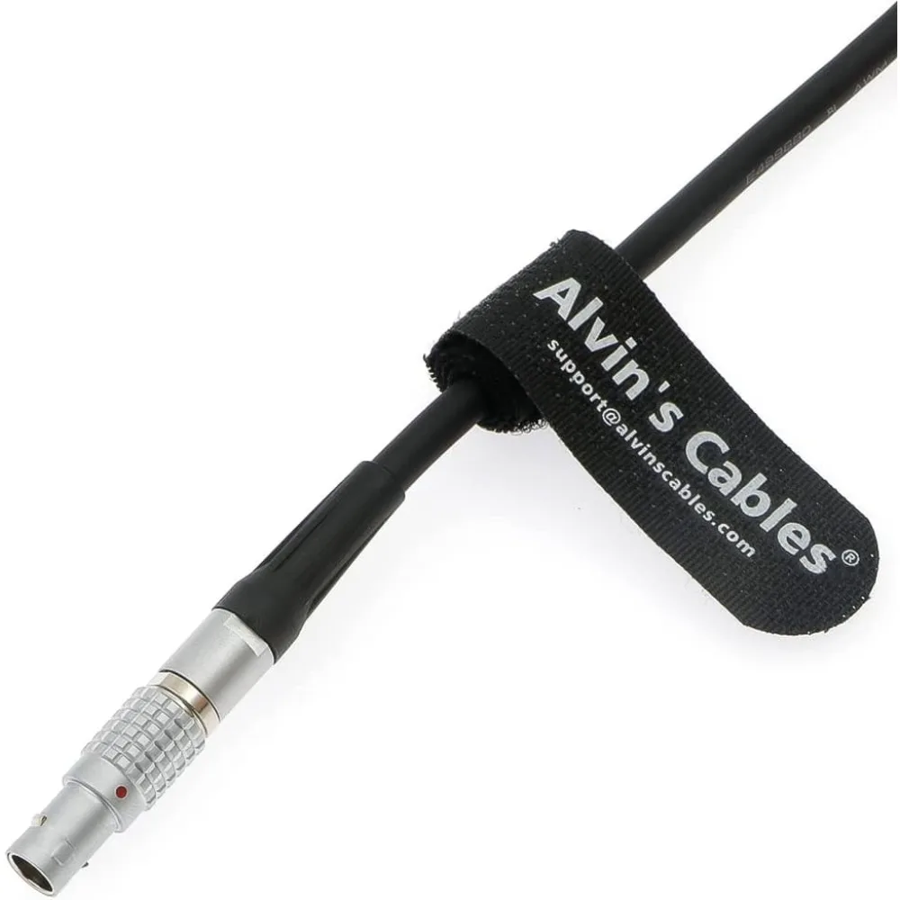 Power Cable for Blackmagic Video Assist from Steadicam Zephyr 3 Pin Male to Right Angle DC Alvin’s Cables