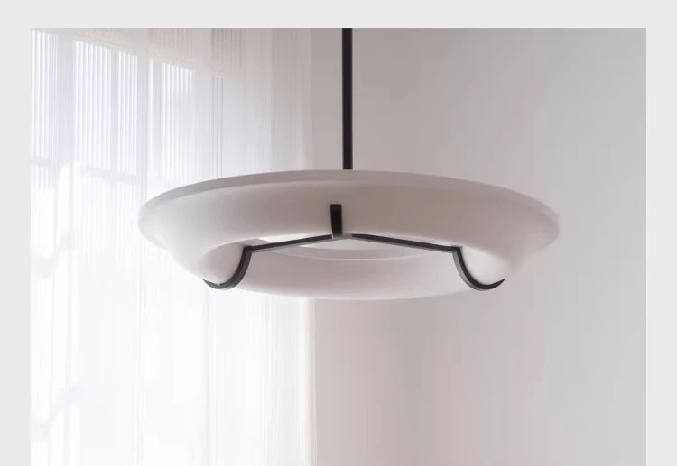 Gypsum Chandelier Designer Wabi-Sabi Wind American Living Room Villa Bedroom Main Light