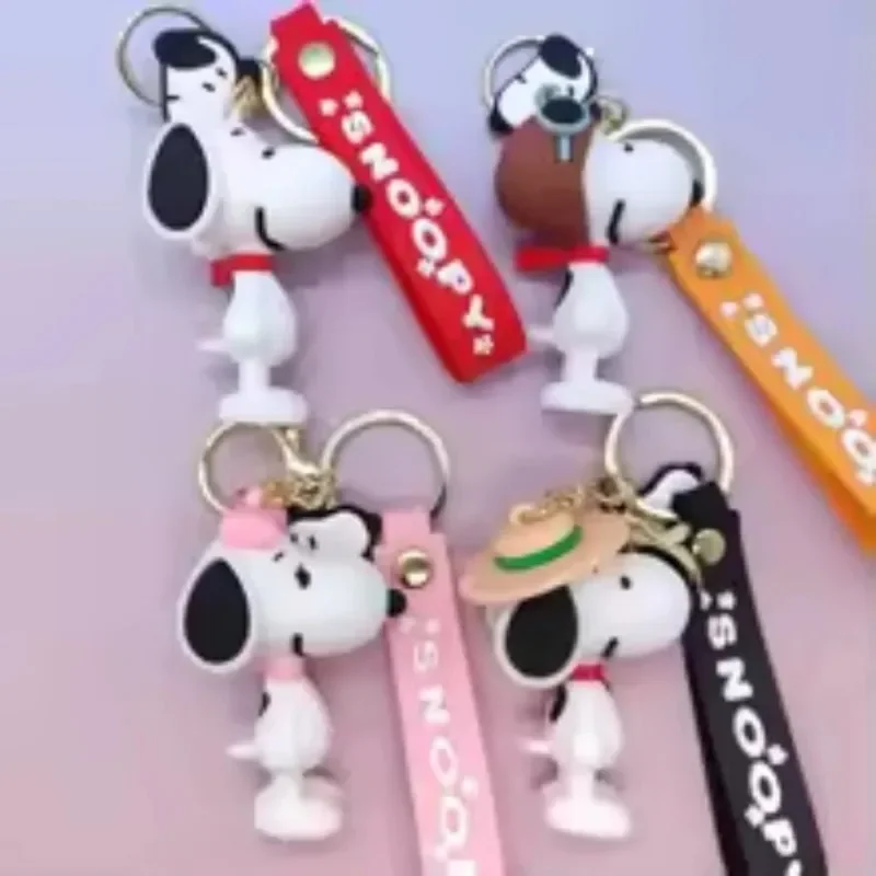 Miniso мультфильм Снупи брелок Кукла Чарли кулон креативный школьный рюкзак очаровательная подвеска сумка ювелирные изделия автомобильный брелок подарок на Рождество